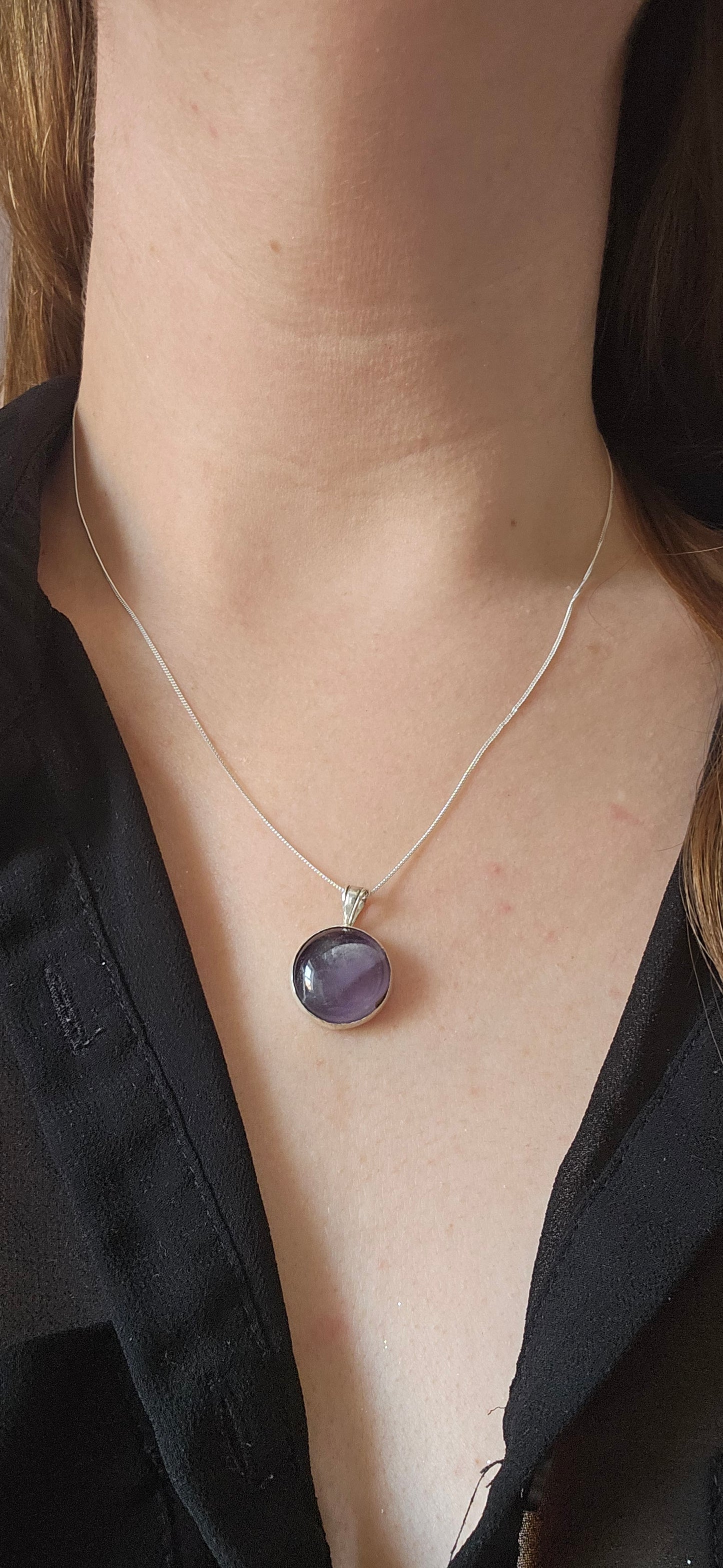 Amethyst Pendant Necklace