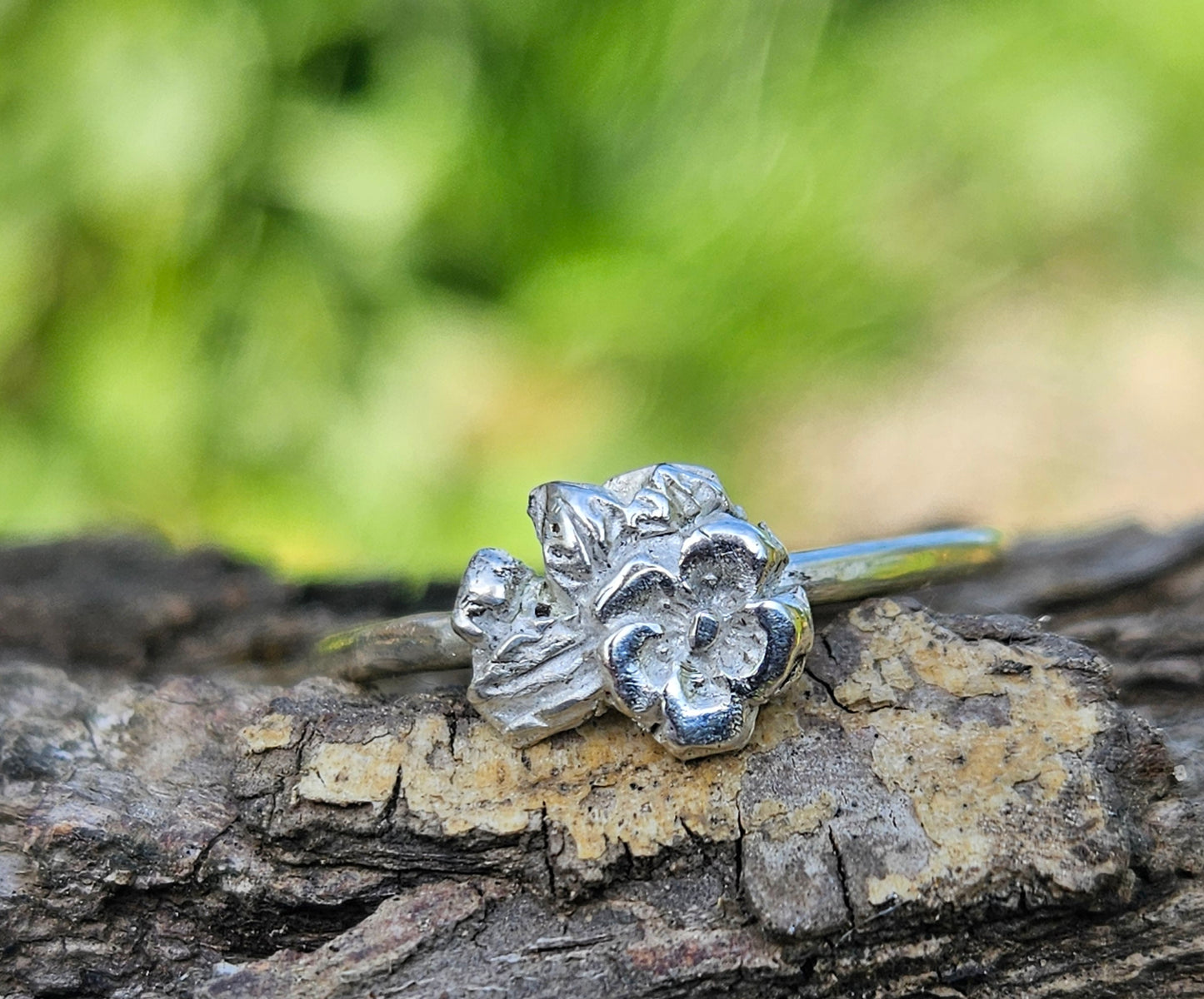 Woodland Blossom Ring - Size O