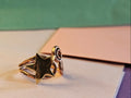 Whirlpool Copper and Bronze Star Ring