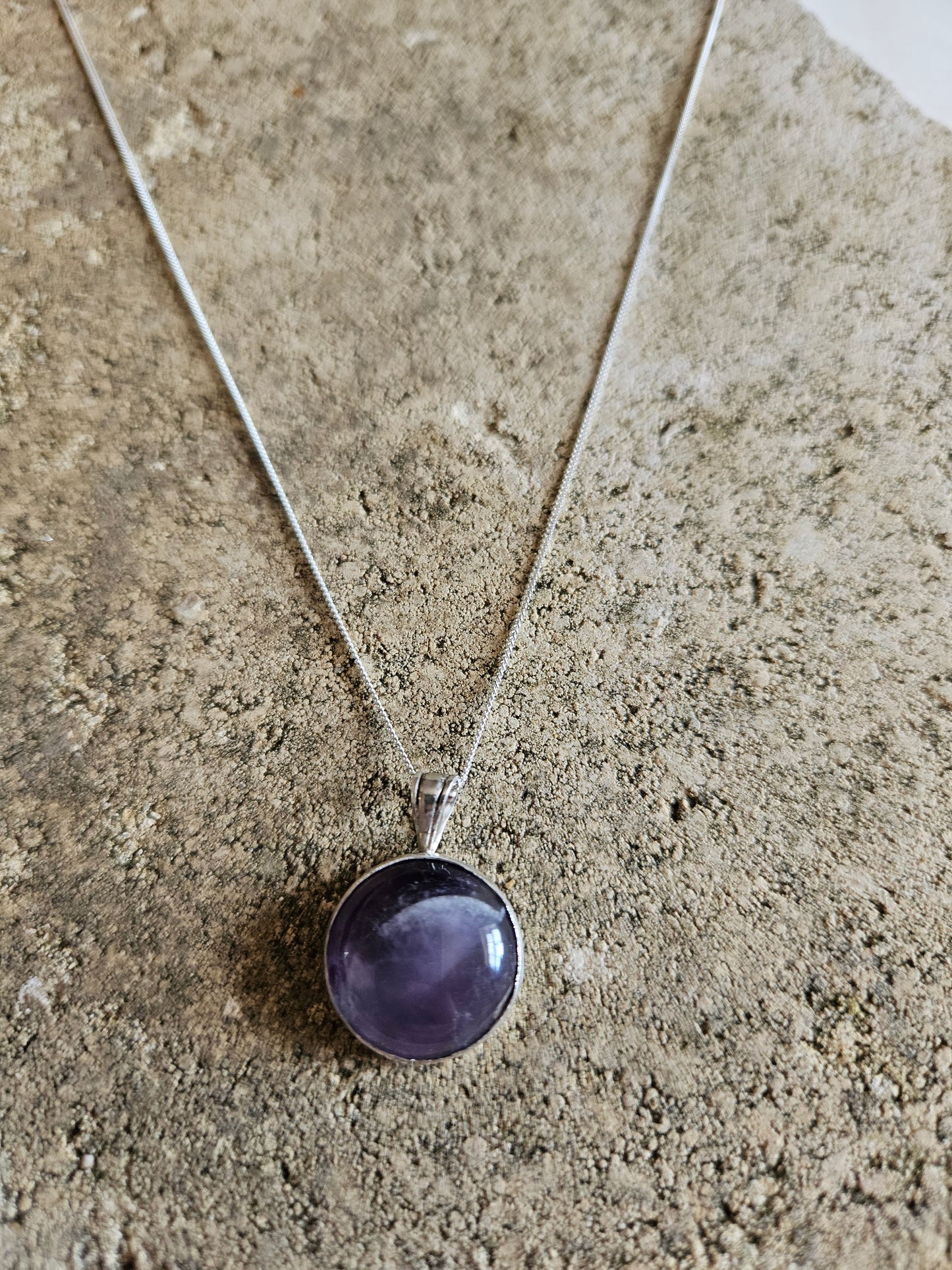 Amethyst Pendant Necklace