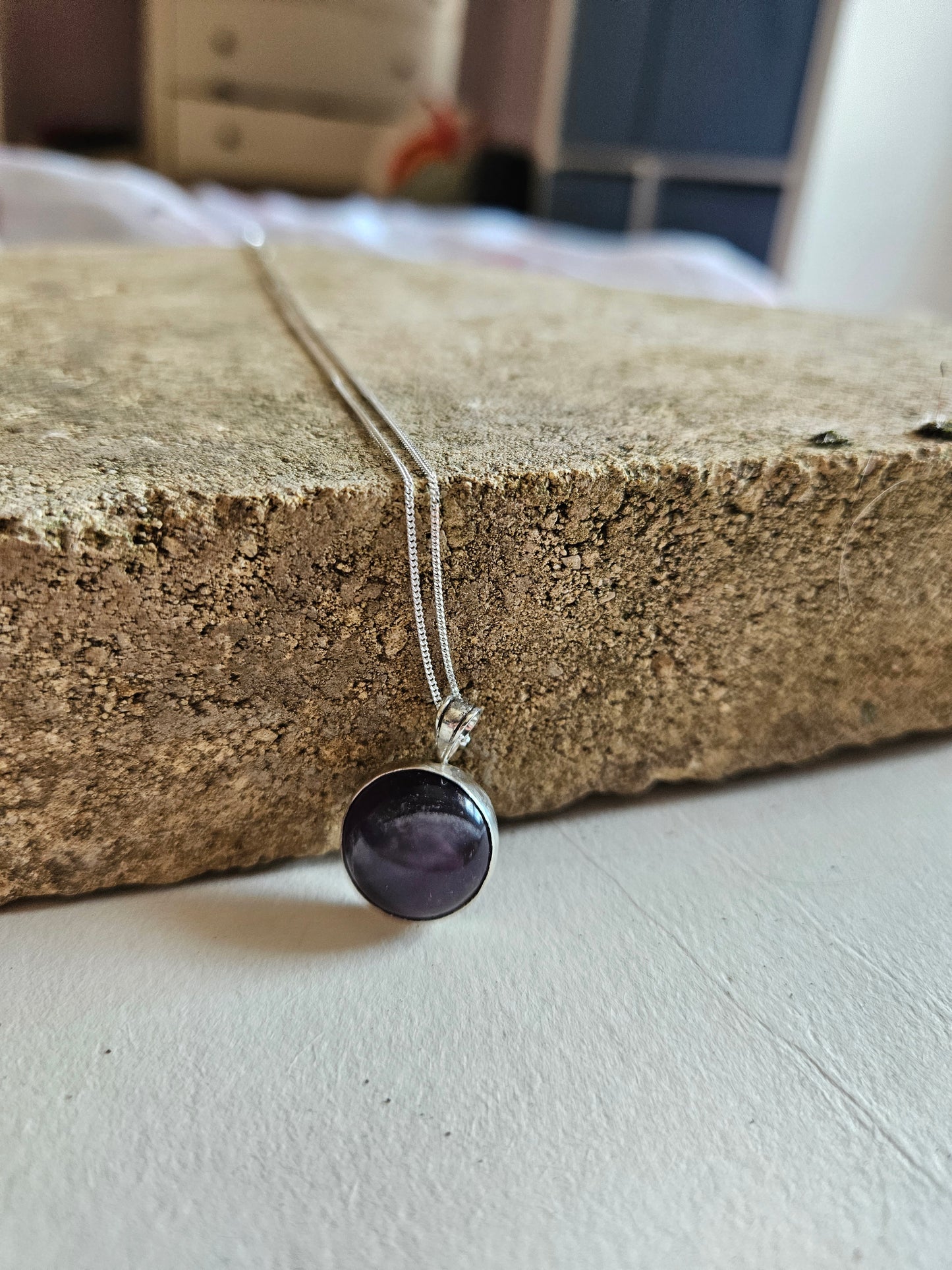 Amethyst Pendant Necklace