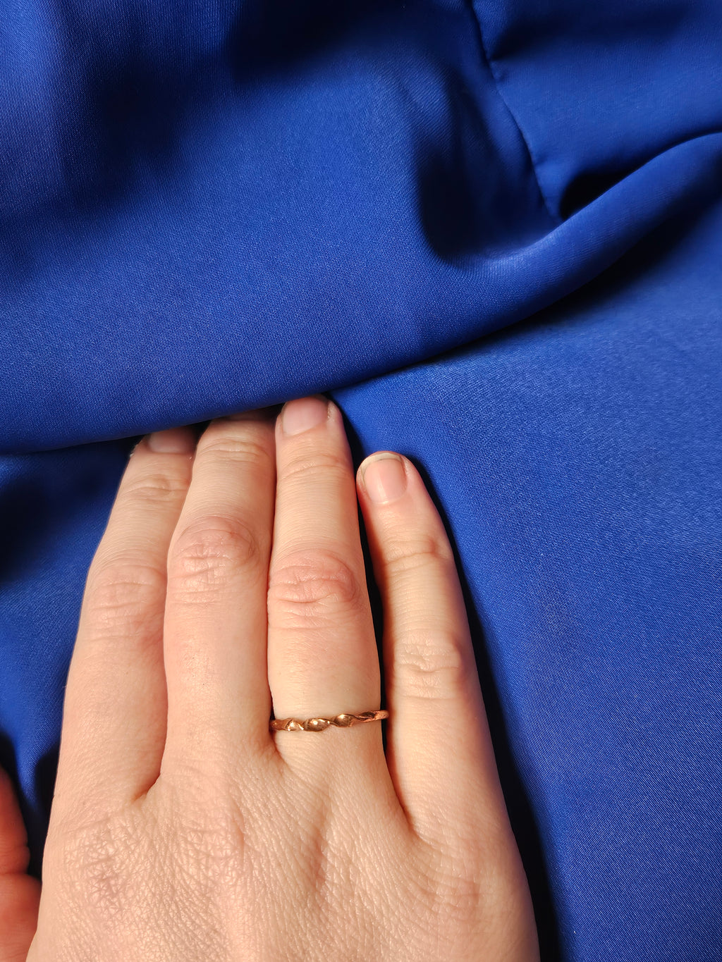 Twisty Turny Mixed Metal Wormhole Ring