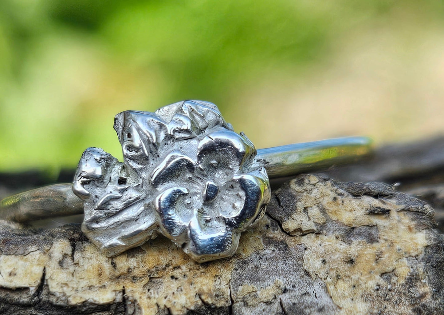 Woodland Blossom Ring - Size O